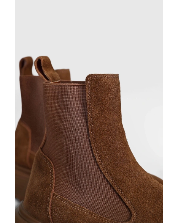 Lufian Monica Kadın Camel Deri Bot 122230048