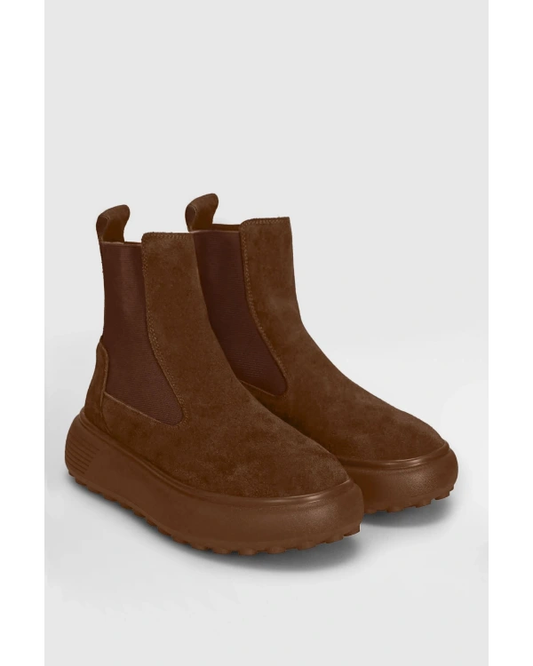 Lufian Monica Kadın Camel Deri Bot 122230048