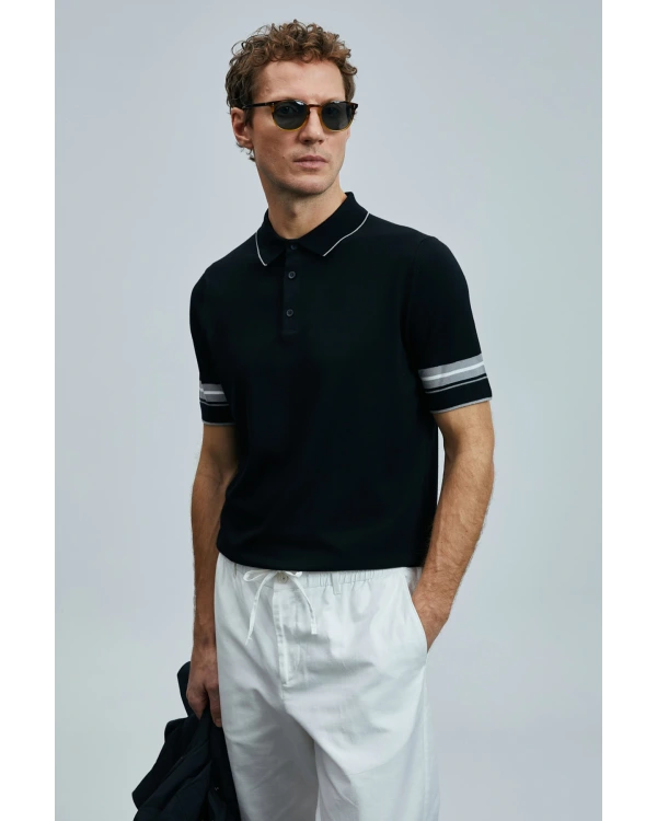 Lufian Erkek Noah Siyah T-Shirt 111090112