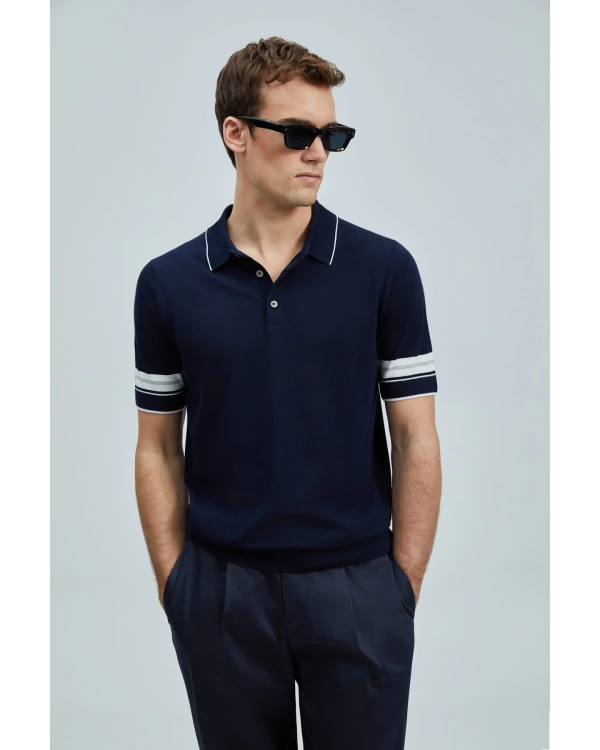 Lufian Erkek Noah Lacivert T-Shirt 111090112