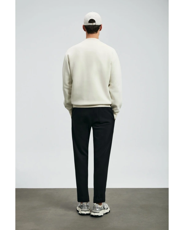 Lufian Oracle Erkek Kırık Beyaz Sweatshirt 112030178