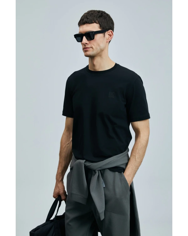 Lufian Erkek Pablo Siyah T-Shirt 111020265