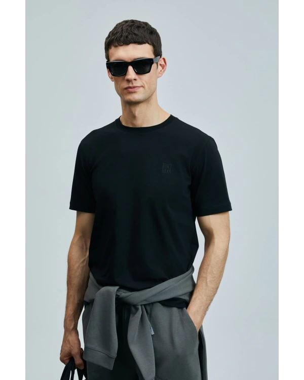 Lufian Erkek Pablo Siyah T-Shirt 111020265