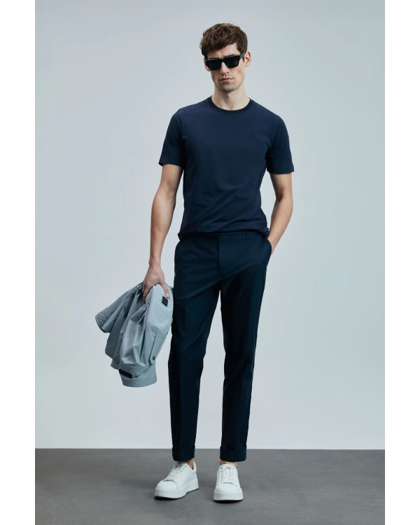 Lufian Erkek Pablo Lacivert T-Shirt 111020265