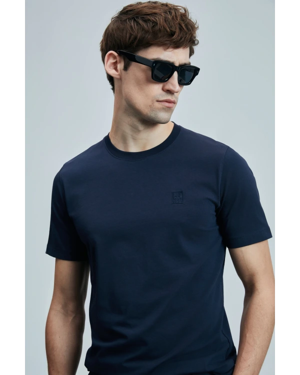 Lufian Erkek Pablo Lacivert T-Shirt 111020265