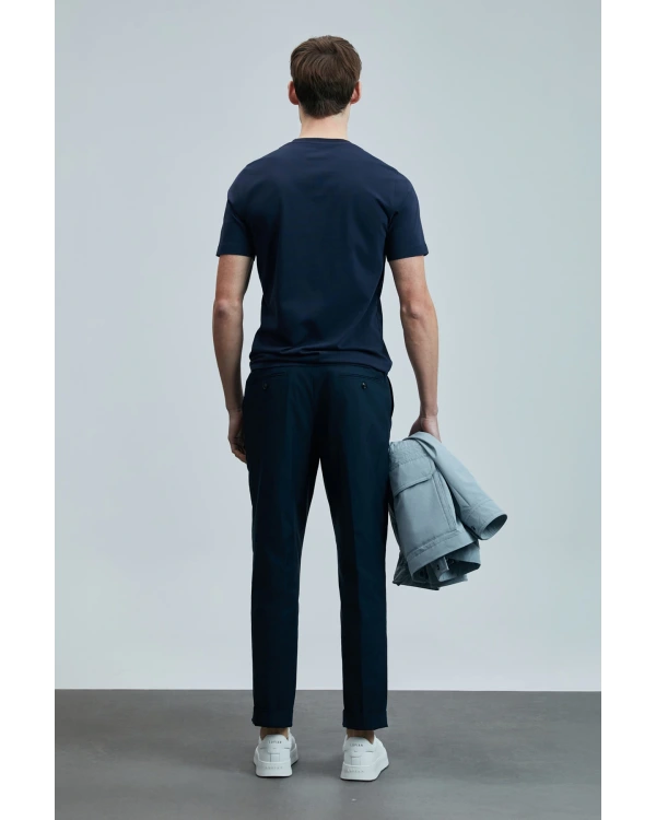 Lufian Erkek Pablo Lacivert T-Shirt 111020265