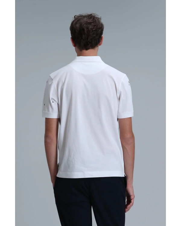 Lufian Erkek Pascal Polo Yaka Beyaz T-Shirt 111040170