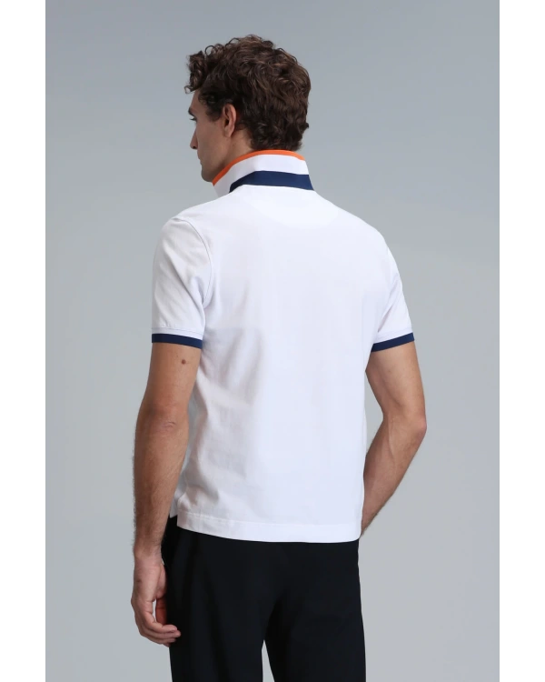 Lufian Erkek Ruby Polo Yaka Beyaz T-Shirt 111040165