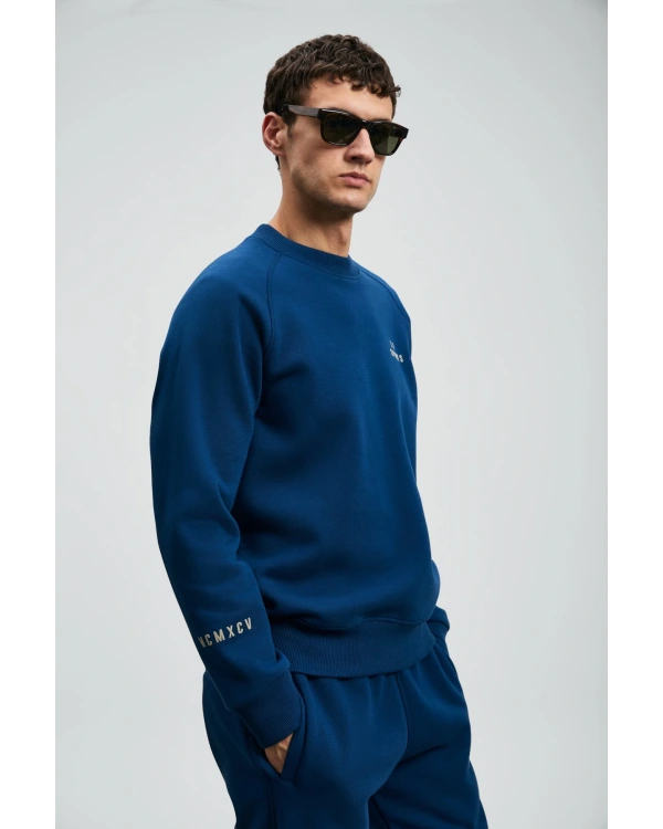 Lufian Erkek Sigma Saks Mavisi Sweatshirt 112030186