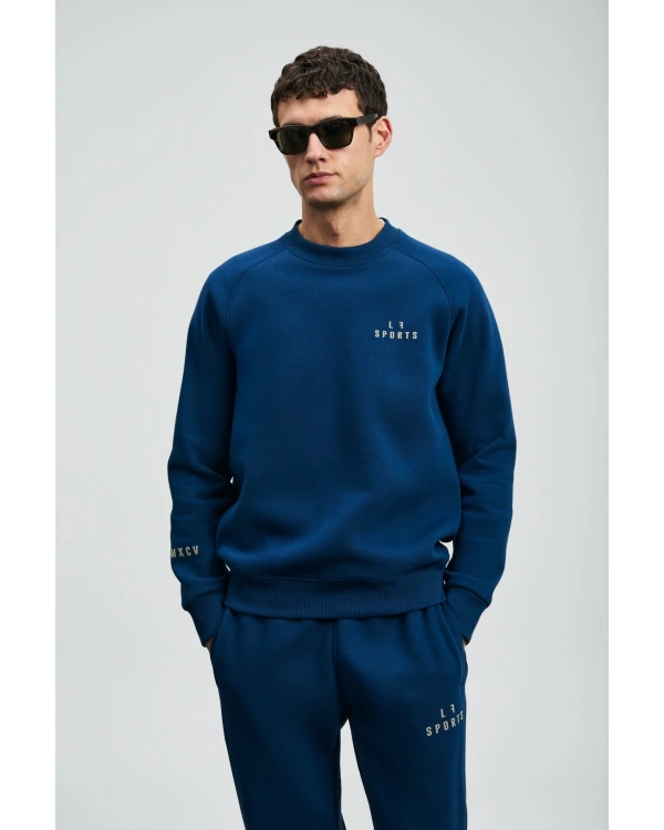 Lufian Erkek Sigma Saks Mavisi Sweatshirt 112030186