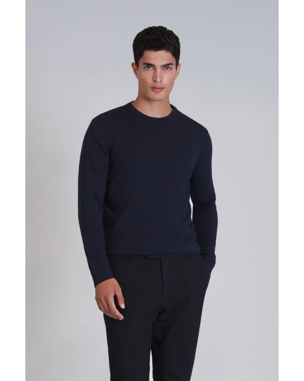 lufian Stone Erkek Lacivert Kazak 112090124