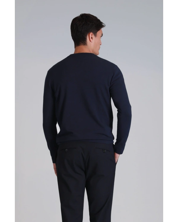 lufian Stone Erkek Lacivert Kazak 112090124