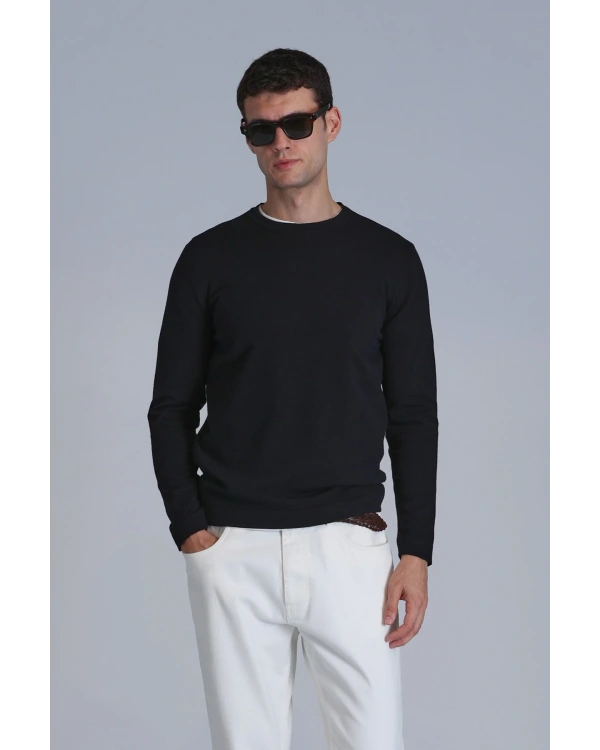 lufian Stone Erkek Siyah Kazak 112090124