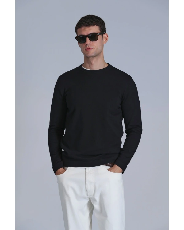 lufian Stone Erkek Siyah Kazak 112090124