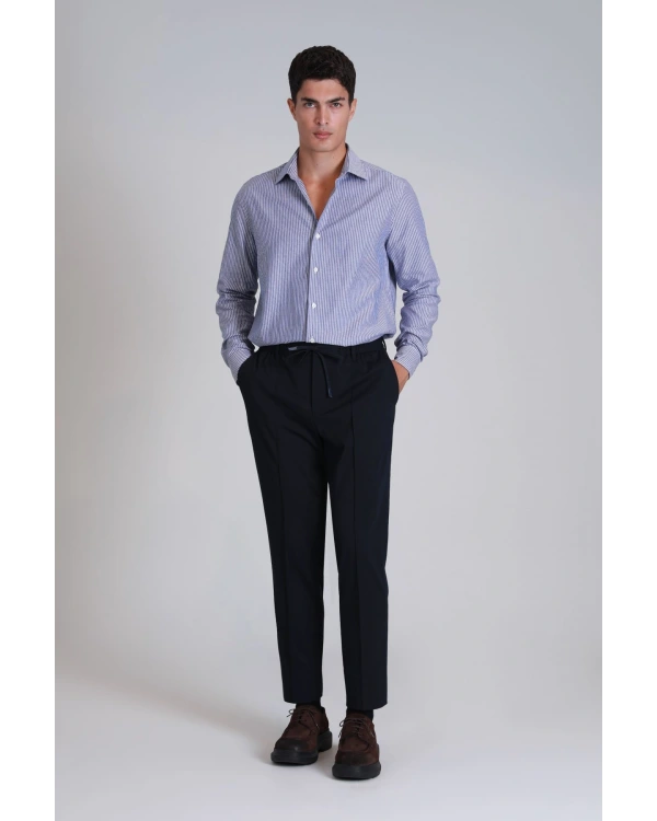 Lufian Strit Erkek Lacivert Gömlek 112010644