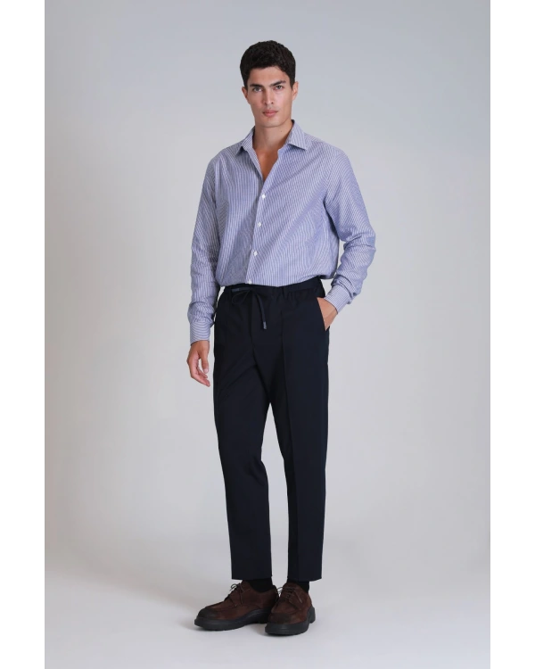 Lufian Strit Erkek Lacivert Gömlek 112010644