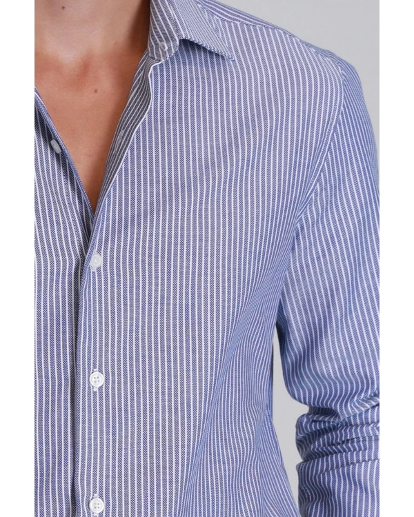 Lufian Strit Erkek Lacivert Gömlek 112010644