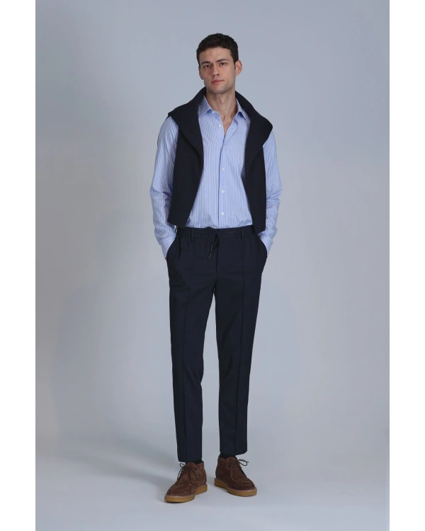 Lufian Strit Erkek Mavi Gömlek 112010644