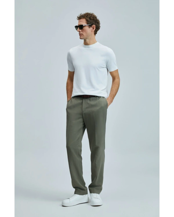 Lufian Tino Erkek Beyaz T-Shirt 111090110