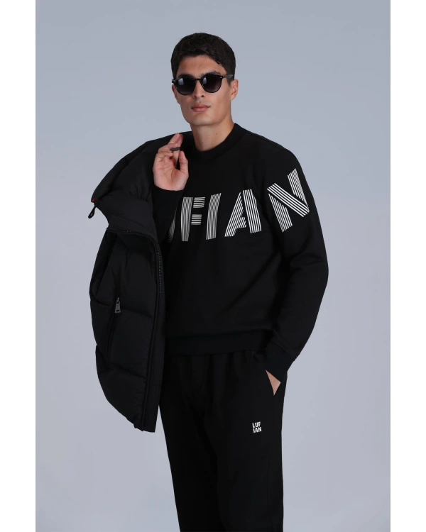Lufian Todillo Erkek Siyah Sweatshirt 112030158