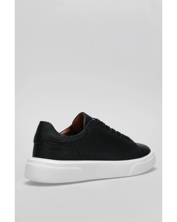 Lufian Tommy Erkek Deri Siyah Ayakkabı 112230222