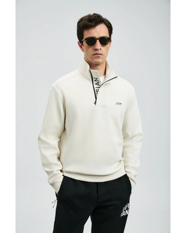 Lufian Wonder Erkek Ekru Sweatshirt 112030185