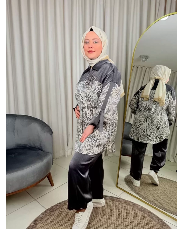 My312 Taşlı Jakar Takım 25S1420