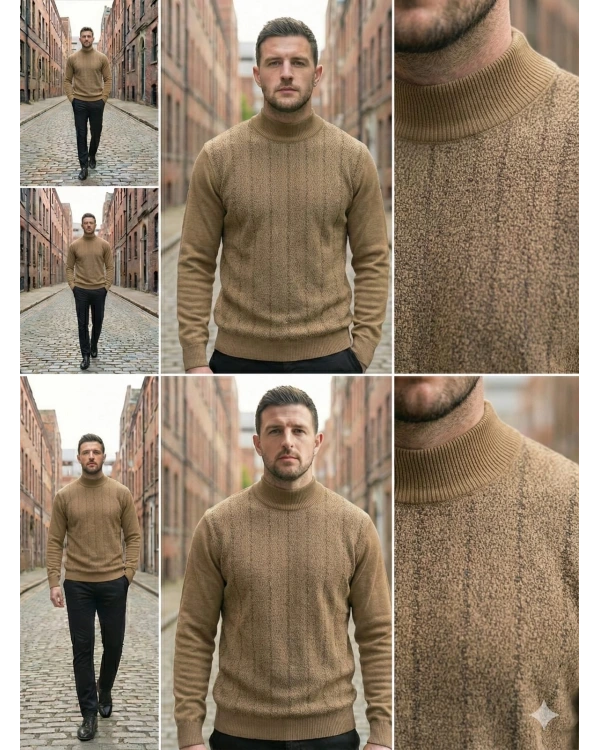 Nehir Balıkçı Yaka Triko Kazak 254100304