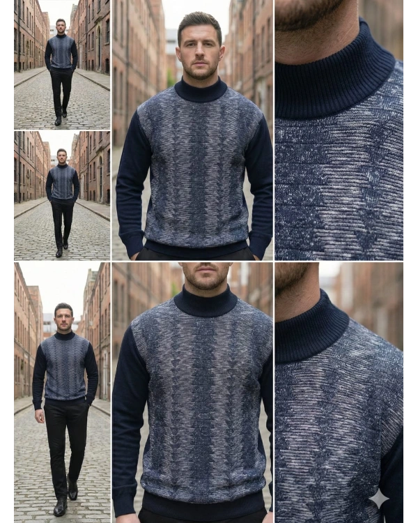 Nehir Balıkçı Yaka Triko Kazak 254100304