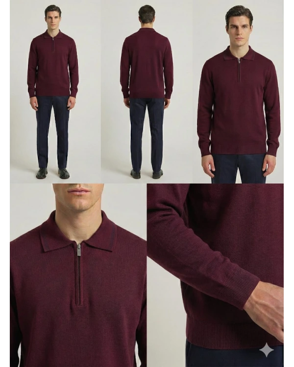 Nehir Ferm Polo Yaka Triko Kazak 254100907