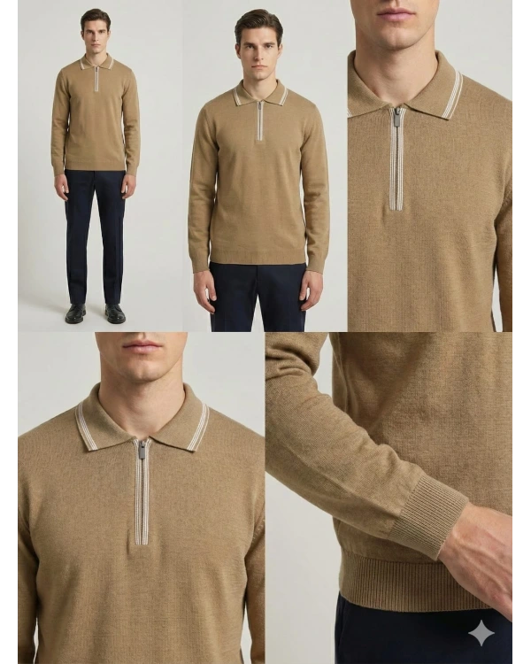 Nehir Ferm Polo Yaka Triko Kazak 254100907