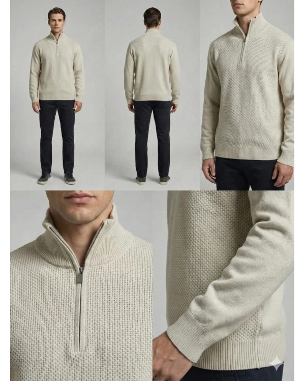 Nehir Ferm Yaka Triko Kazak 254101830