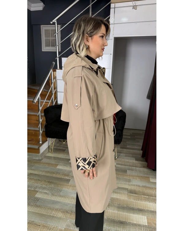 Nure Rürgarlıklı Uzun Trenç 1007