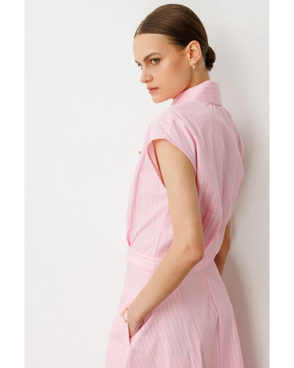 On Fashion Düğmeli Cepli Gömlek 56312