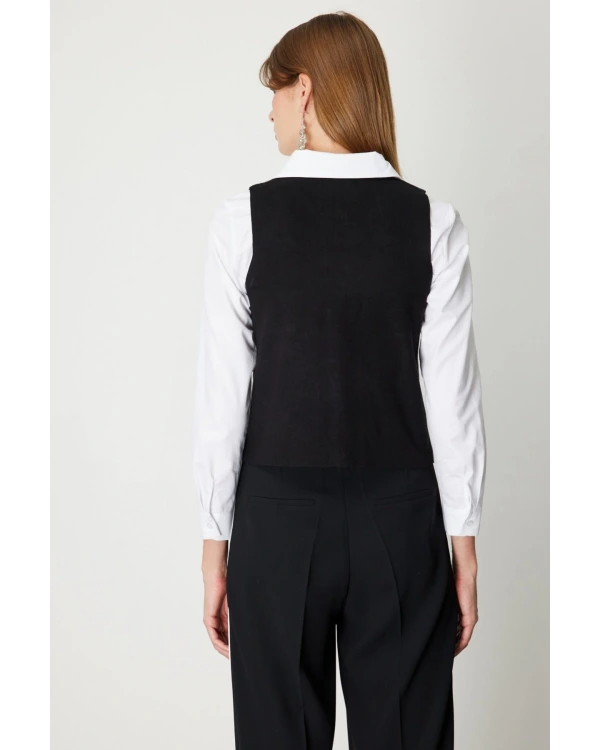 On Fashion İşlemeli Yelek 60919