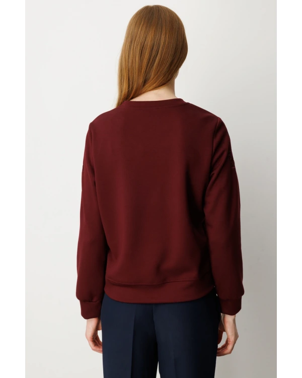 On Fashion Kolları Ve Yakası Pencere Detaylı Sweat 66322