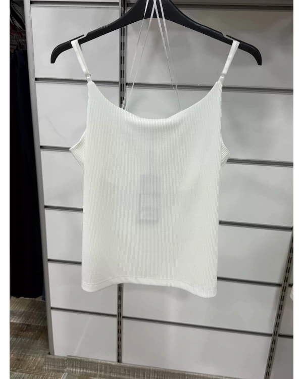 On Fashion Kuplu Askılı Basic Bluz 51469