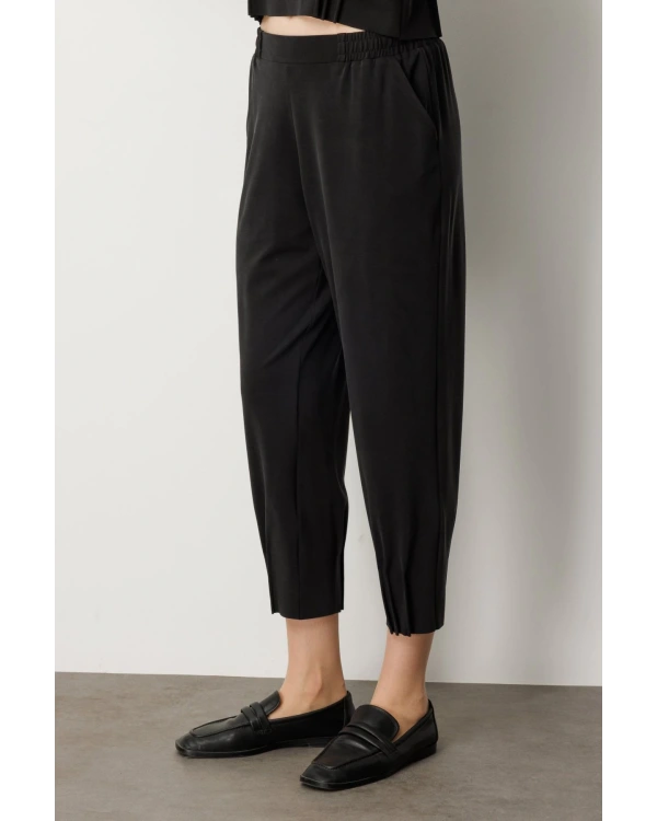 On Fashion Paçası Dikişli Lastik Bel Pantolon 64409