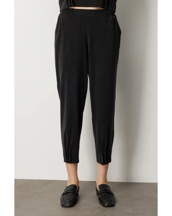 On Fashion Paçası Dikişli Lastik Bel Pantolon 64409