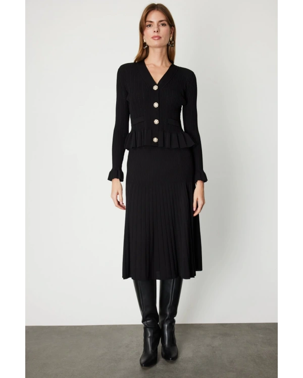 On Fashion Vatkalı Bele Oturan Hırka 69905