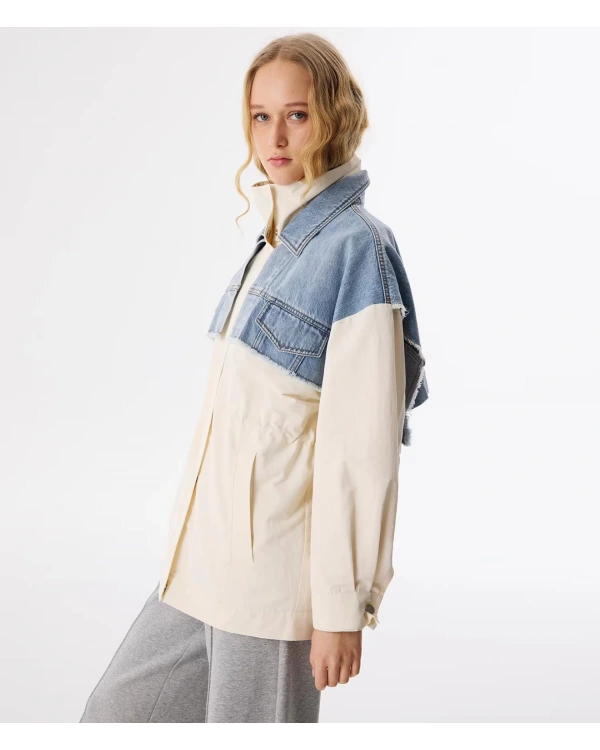 Twist Denim Mıx Trençkot TS1250012028