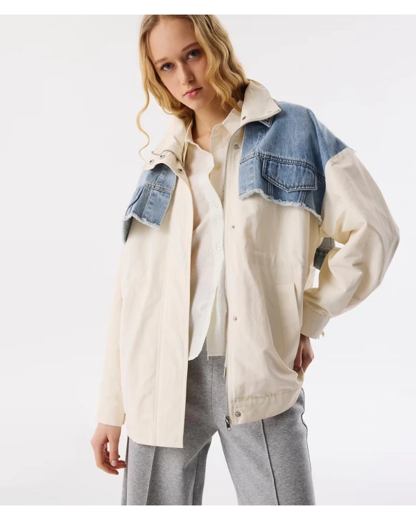 Twist Denim Mıx Trençkot TS1250012028