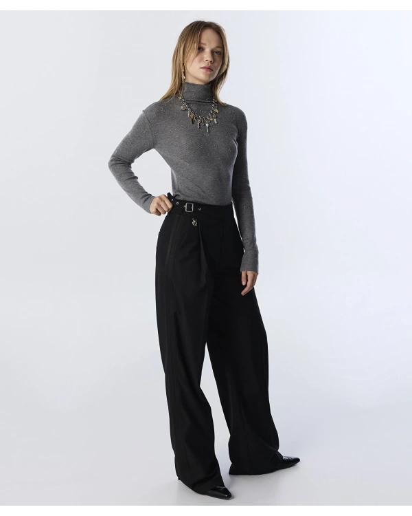 Twist Karma Metal Aksesuarlı Pantolon TW6250003214