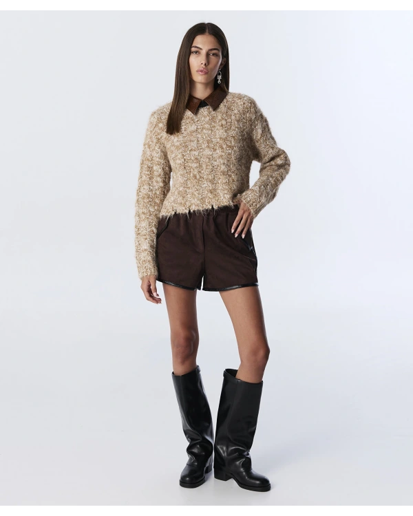 Twist Konstrat Yakalı Edge Kazak TW6250050445