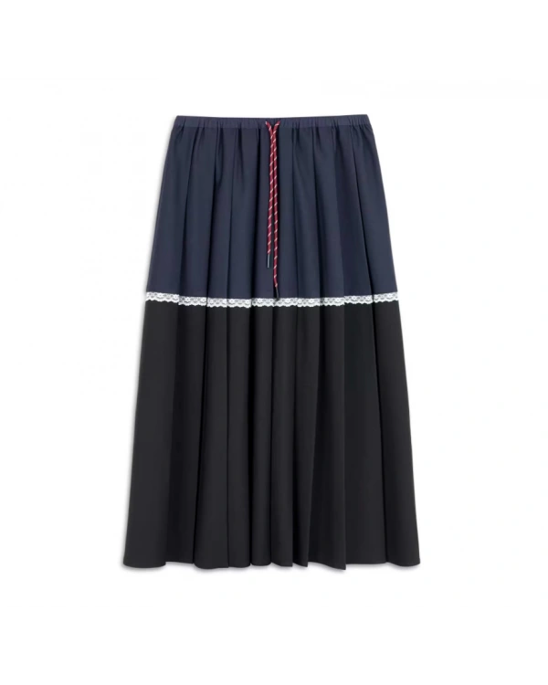 Twist Kumaş Mix Colorblock Etek TW6250004067