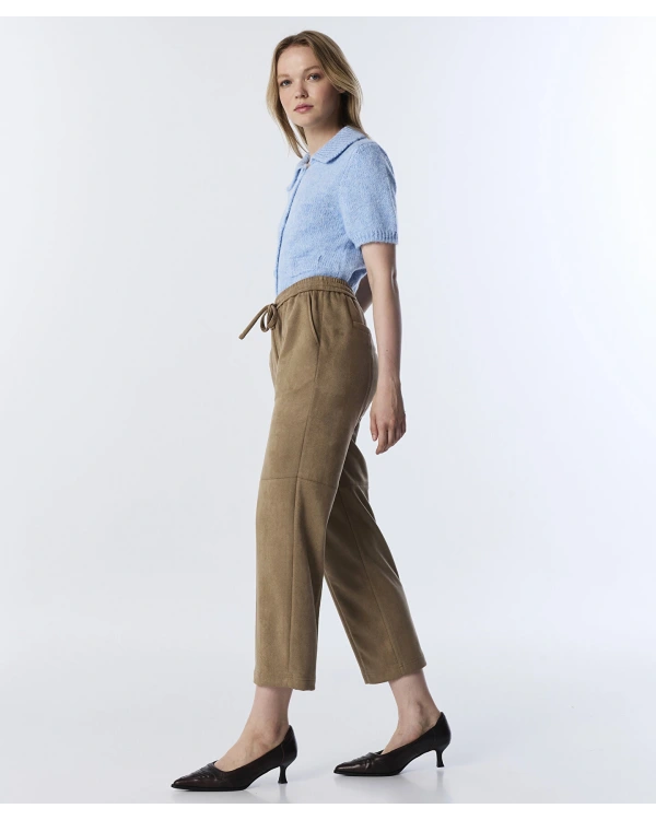 Twist Süet Görünümlü Pantolon TW6250003210