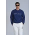 Lufian Loved Erkek Saks Mavisi Sweatshirt 112030137