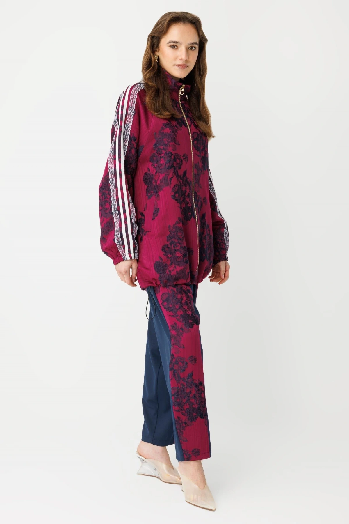 Ghisa Dantel Detaylı Kadın Bordo Takım 26KGSTKM3271