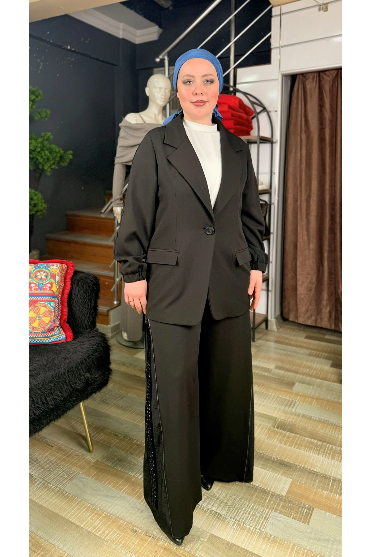 My312 Fermuarlı Taşlı Takım 26W2606