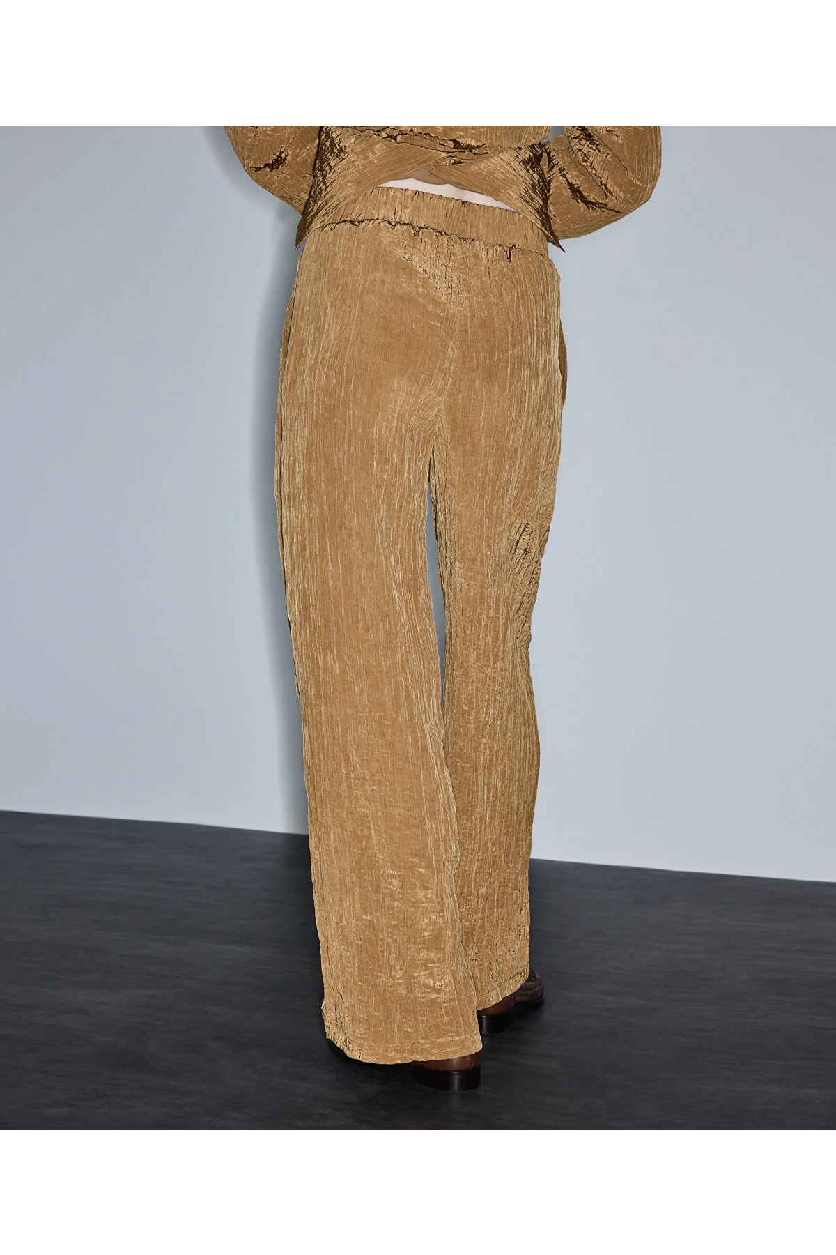 İpekyol Kırışık Efektli Pantolon IS1260003148